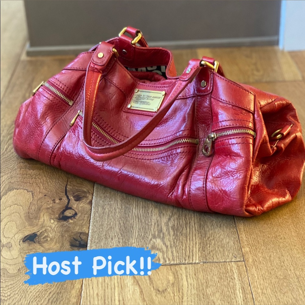Marc By Marc Jacob Large Red Satchel - Picture 1 of 10